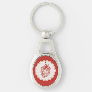 Strawberry Key Ring