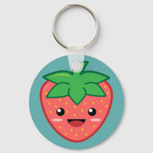 Strawberry Key Ring