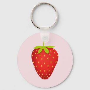 Strawberry Key Ring