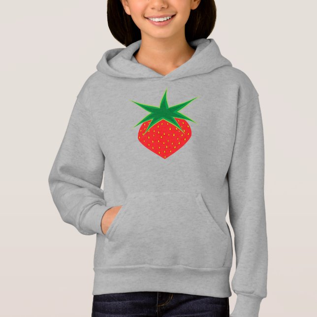 Strawberry Kids Pullover Hoodie (Front)