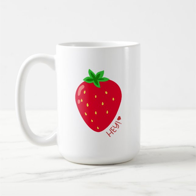 Strawberry Kisses T-Shirt Coffee Mug (Left)