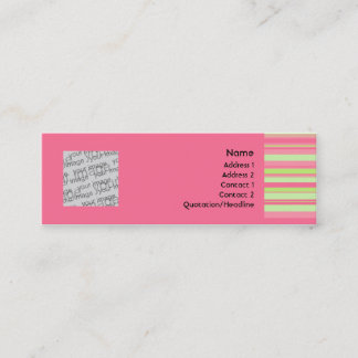 Strawberry & Kiwi Profile Card