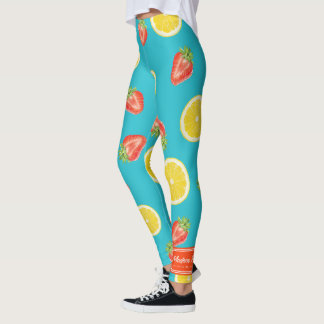 Strawberry Lemon Leggings