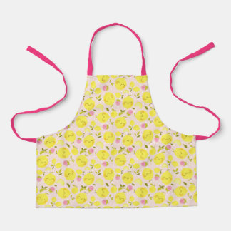 Strawberry Lemon Pink Apron