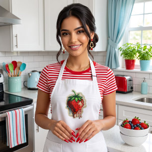 Strawberry Long Apron
