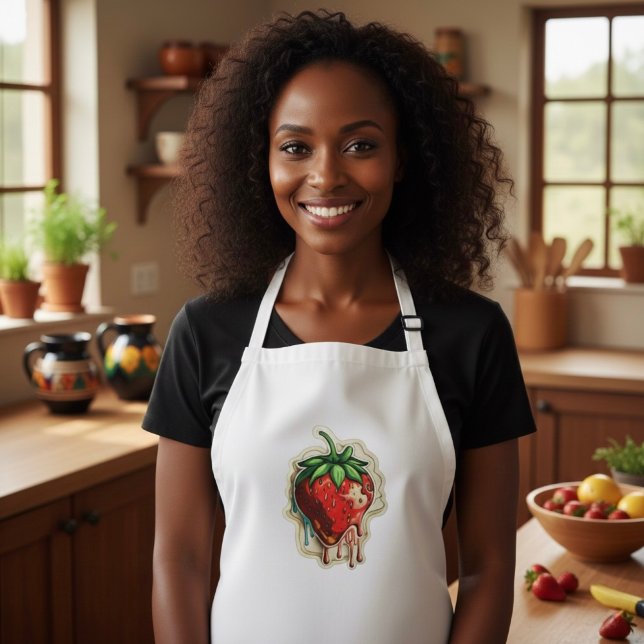 Strawberry Long Apron (Creator Uploaded)