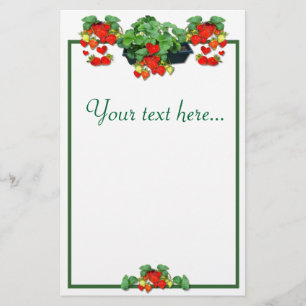 STRAWBERRY LOVE  - Stationary # 2 Stationery