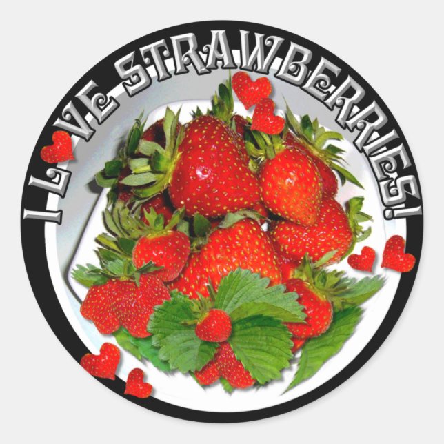 STRAWBERRY LOVE ~ Stickers (Front)