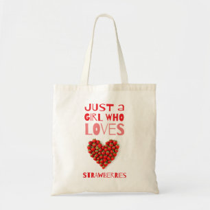Strawberry Love Tote Bag