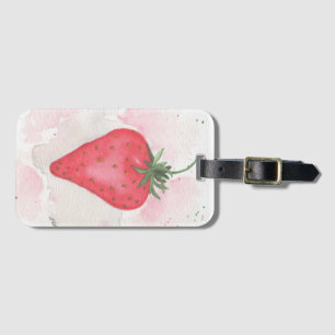 Strawberry Luggage Tag