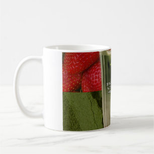 Strawberry Matcha Latte Poster – Trendy Cafe Drink Coffee Mug