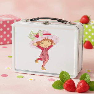 Strawberry Metal Lunch Box