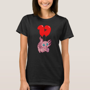 Strawberry Milk Axolotl  17th Birthday  Kids Ballo T-Shirt