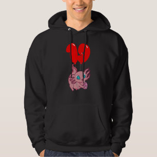Strawberry Milk Axolotl  19th Birthday  Kids Ballo Hoodie