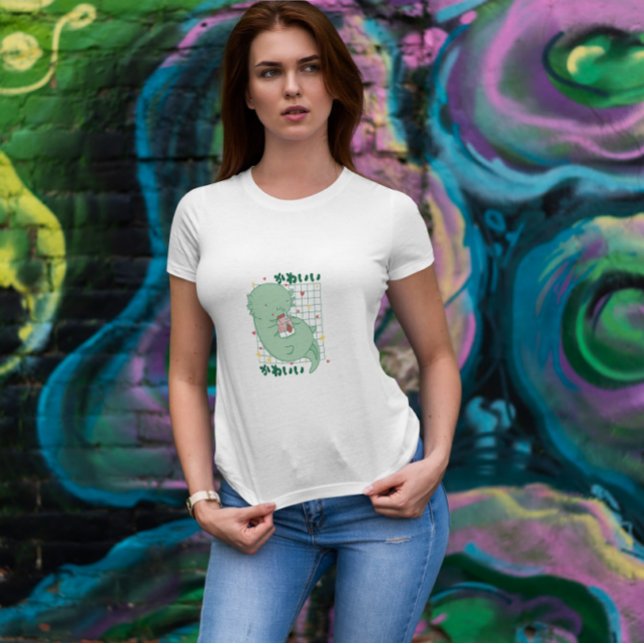 Strawberry Milk Cute Axolotl  T-Shirt (Creator Uploaded)