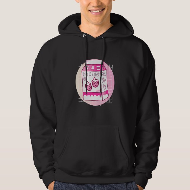 Strawberry Milk Design Hoodie (Front)