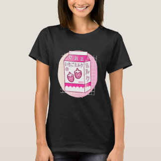 Strawberry Milk Design T-Shirt