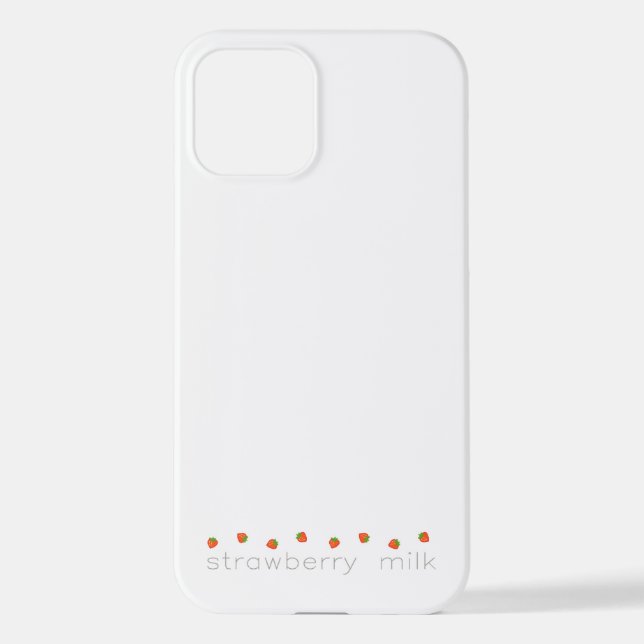 STRAWBERRY MILK iPhone Case (Back)