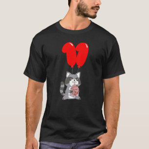 Strawberry Milk Racoon  11th Birthday  Kids Ballo T-Shirt