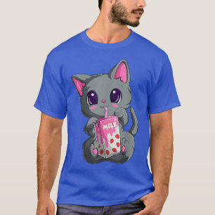 Strawberry Milk Shirt For Women Girls, Kawaii Anim