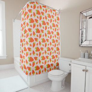 Strawberry Milk Shower Curtain