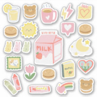 Strawberry Milk & Sweet Cookies Assorted