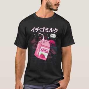 Strawberry Milk Vaporwave Harajuku T-Shirt
