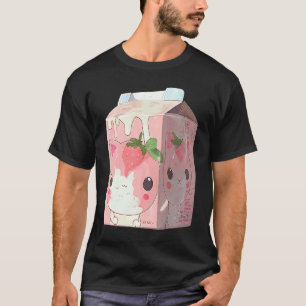Strawberry Milkshake Cat  4 T-Shirt