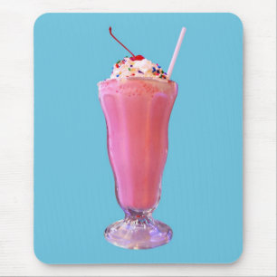 Strawberry Milkshake Mouse Mat