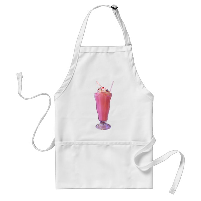 Strawberry Milkshake Standard Apron (Front)