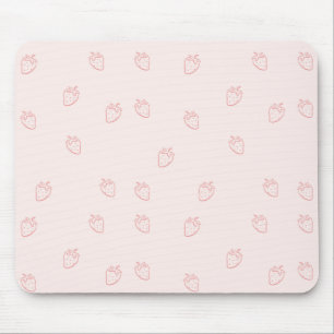 Strawberry Minimalism Mouse Mat