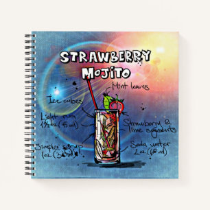 Strawberry Mojito (#11 of 12 Drink Recipe Sets)    Notebook