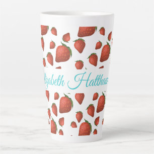 Strawberry Name Latte Mug