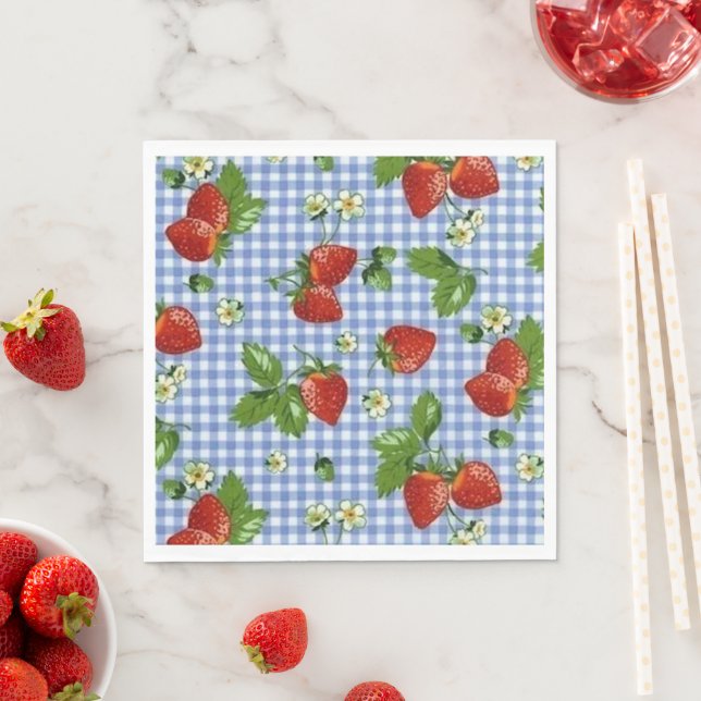 Strawberry Napkin (Insitu)