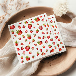Strawberry napkin