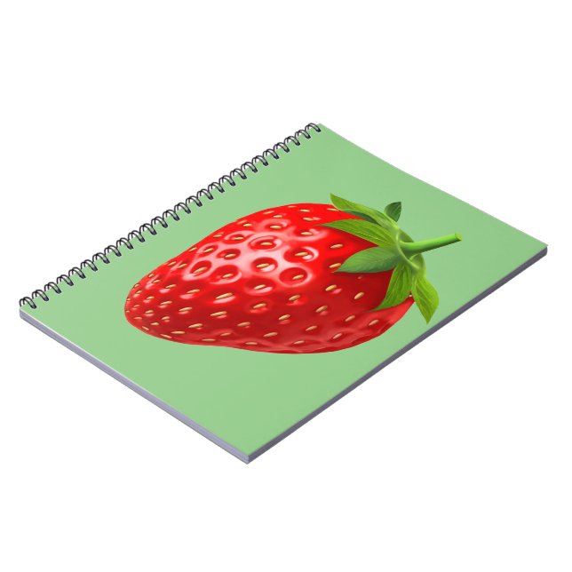 Strawberry Notebook (Left Side)