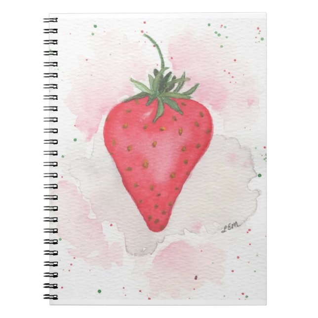 Strawberry Notebook (Front)