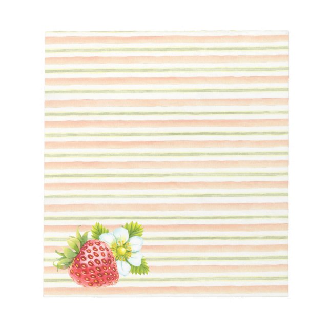 Strawberry Notepad (Front)