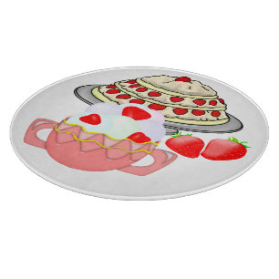 Strawberry Overdrive Cutting Board