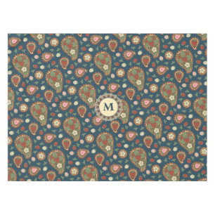 Strawberry Paisley Pattern Tablecloth