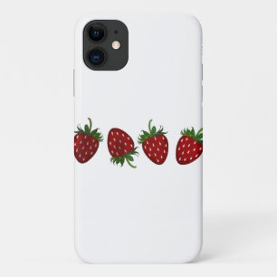 Strawberry Panel iPhone 11 Case