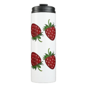 Strawberry Panel Thermal Tumbler