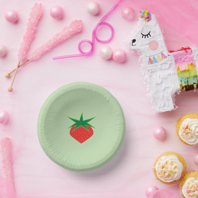 Strawberry Paper Bowls Paper Plate (Party)