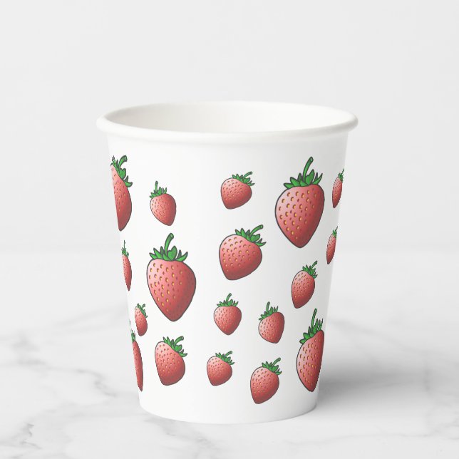 Strawberry Paper cup (Front)