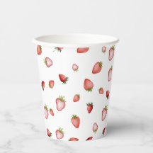 Strawberry Paper Cup