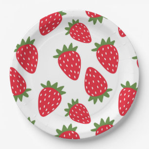 Strawberry Paper Plate