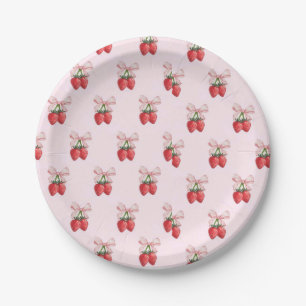 Strawberry Paper Plate