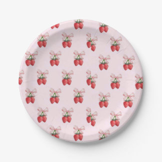 Strawberry Paper Plate