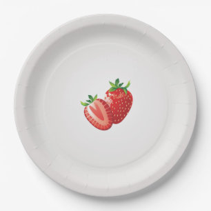 Strawberry Paper Plate