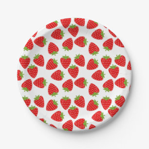 Strawberry Paper Plate